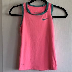 Nike Fitted Athletic Sports Top Ladies Size Small
